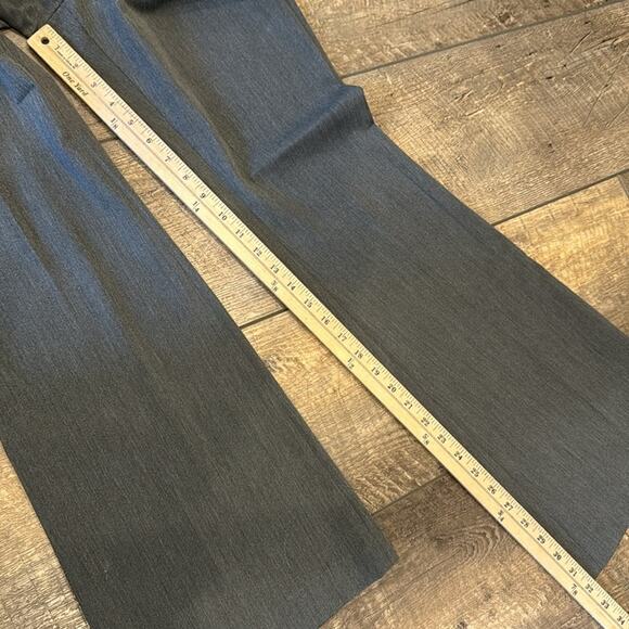 Express Women's Flare Leg Trouser Pants Grey Size 10 - Picture 4 of 9